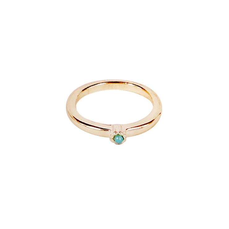 ブルー | ペレットストーンピンキーリング 【ファランジリング ミディリング | LUPIS