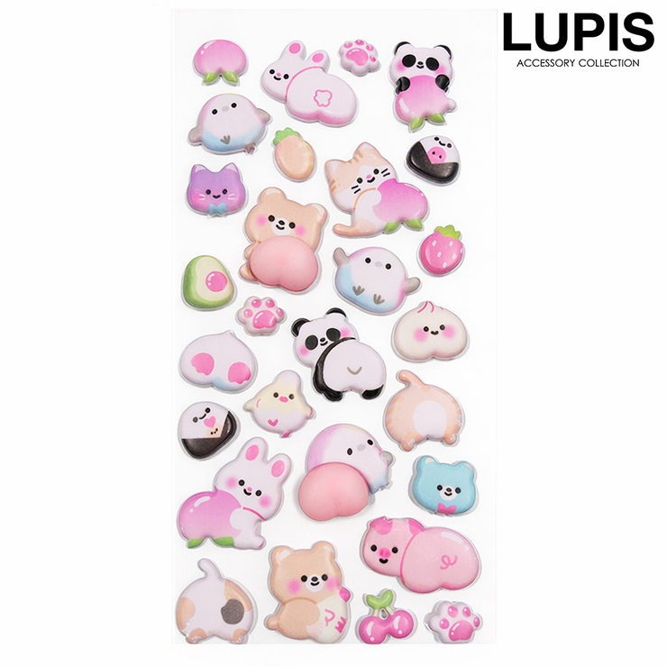 アニマル | アニマルぷにぷにおしりシール | LUPIS