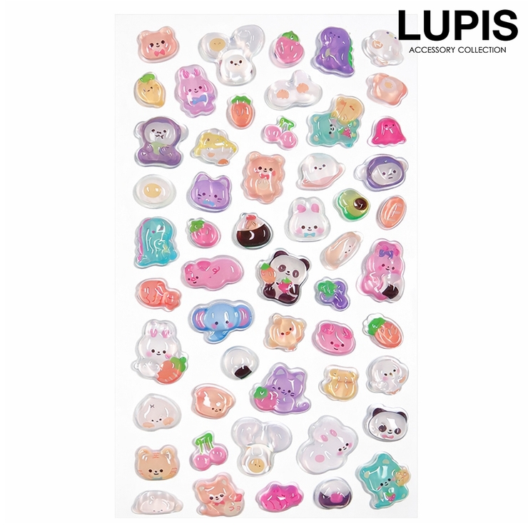 アニマル | いきもの×おばけぷくぷくシール | LUPIS