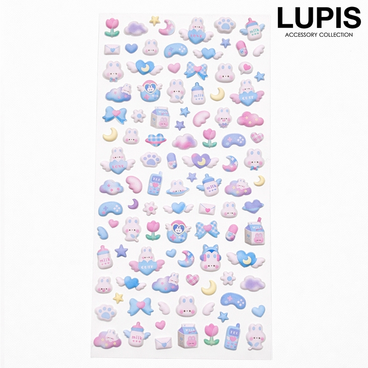 うさぎ | いきものぷにぷにシール | LUPIS