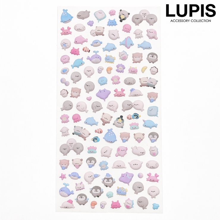 うみのいきもの | いきものぷにぷにシール | LUPIS