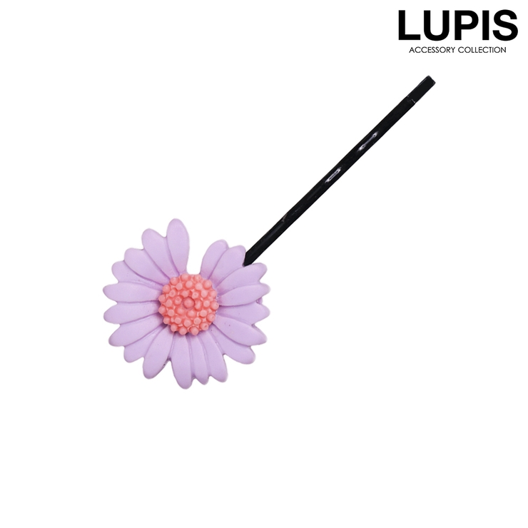 パープル | フラワーアメリカヘアピン | LUPIS