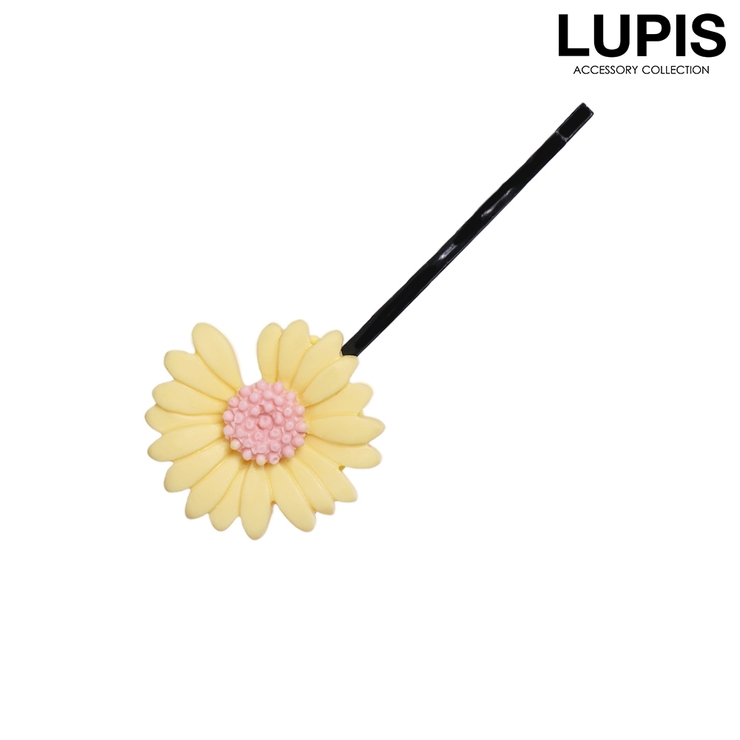 イエロー | フラワーアメリカヘアピン | LUPIS