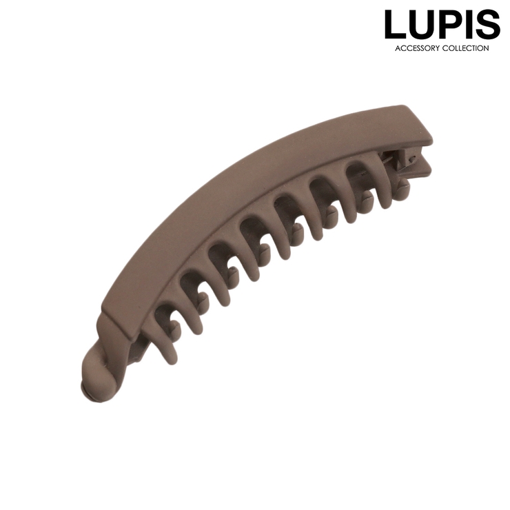 ブラウン | マットカラーバナナクリップ | LUPIS