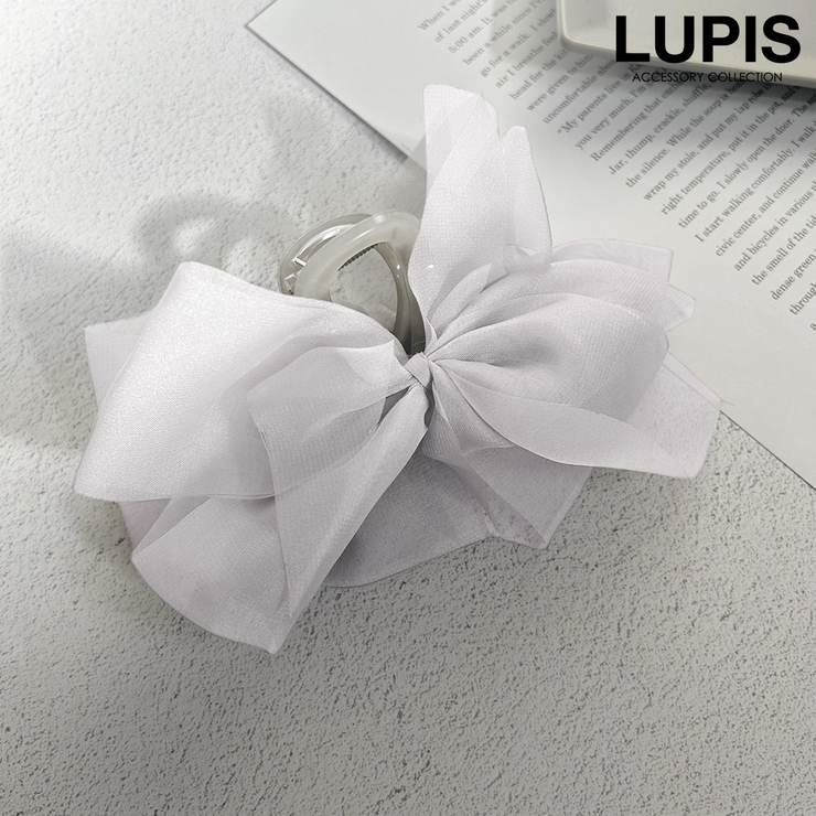 シフォンリボンバンスクリップ[品番：LPSA0005410]｜LUPIS（ルピス