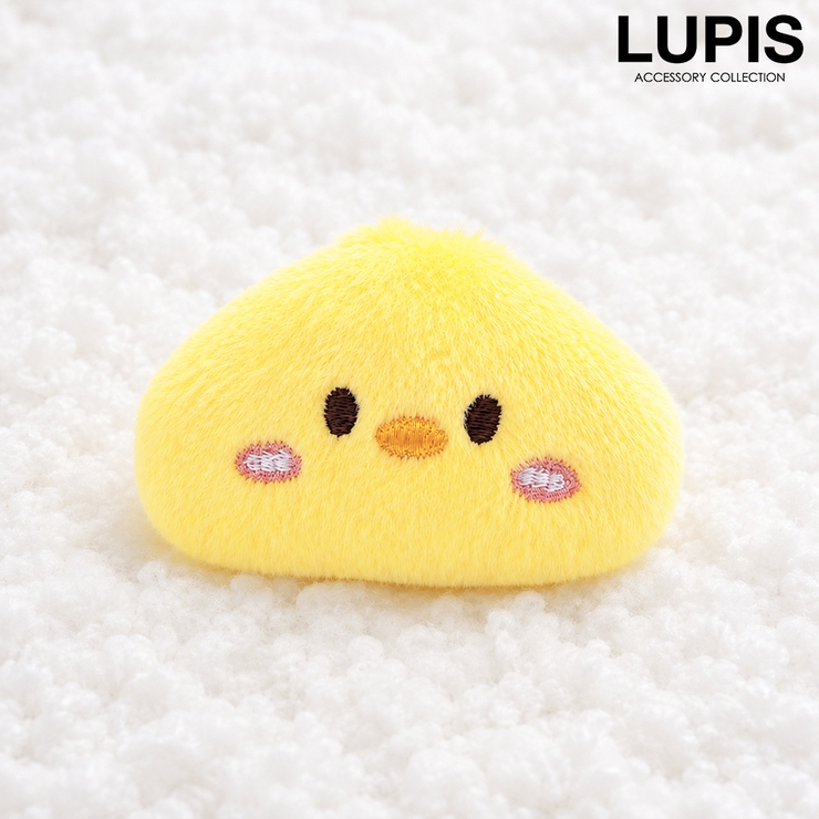ひよこ | ふわふわアニマルヘアクリップ | LUPIS