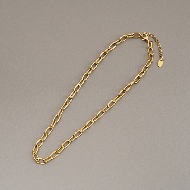ゴールド | 【金属アレルギー対応 316L】メタルチェーンステンレスネックレス | LUPIS