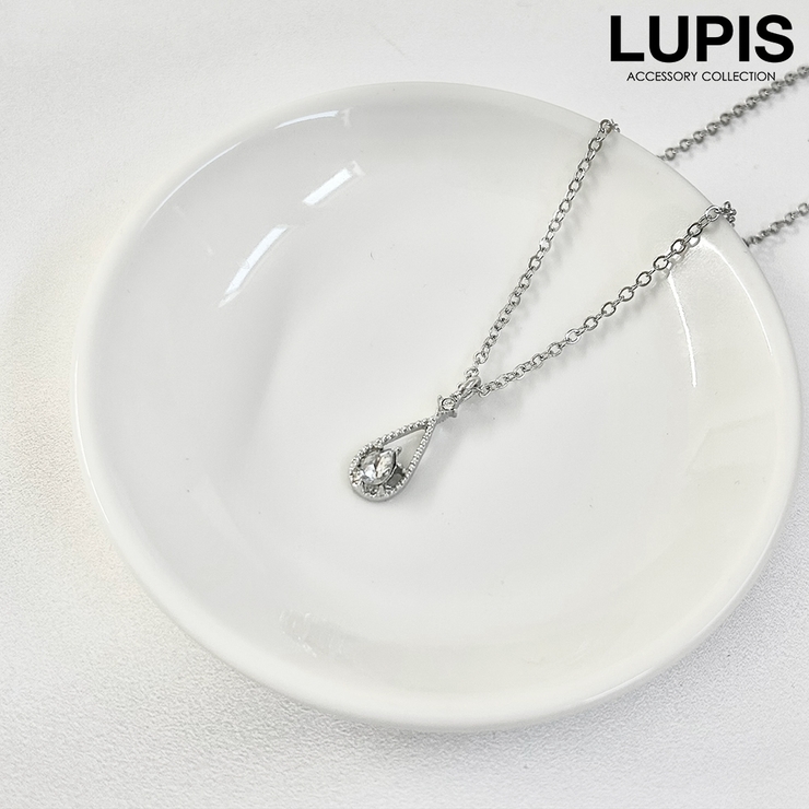 シルバー | ティアドロップネックレス | LUPIS