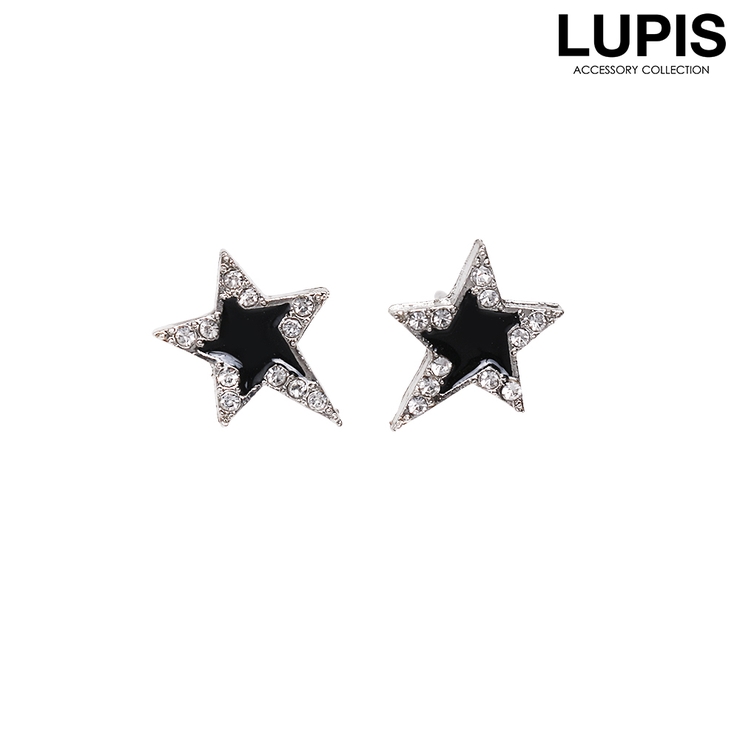 ブラック | エッジスターピアス | LUPIS