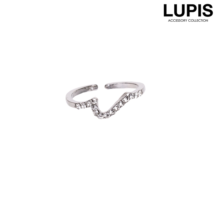 ウェーブ | パヴェラインリング | LUPIS