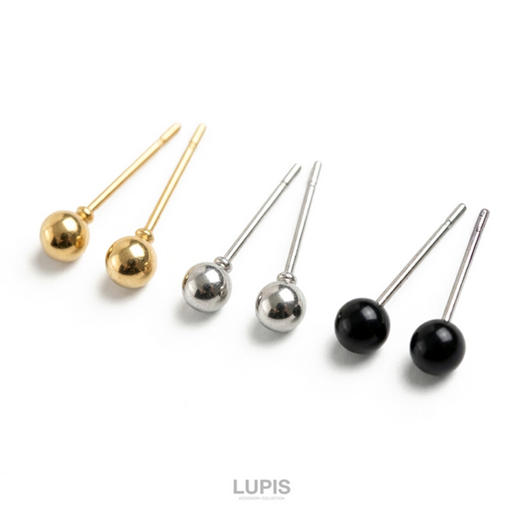 シンプルボールスタッドピアス | LUPIS | 詳細画像2 