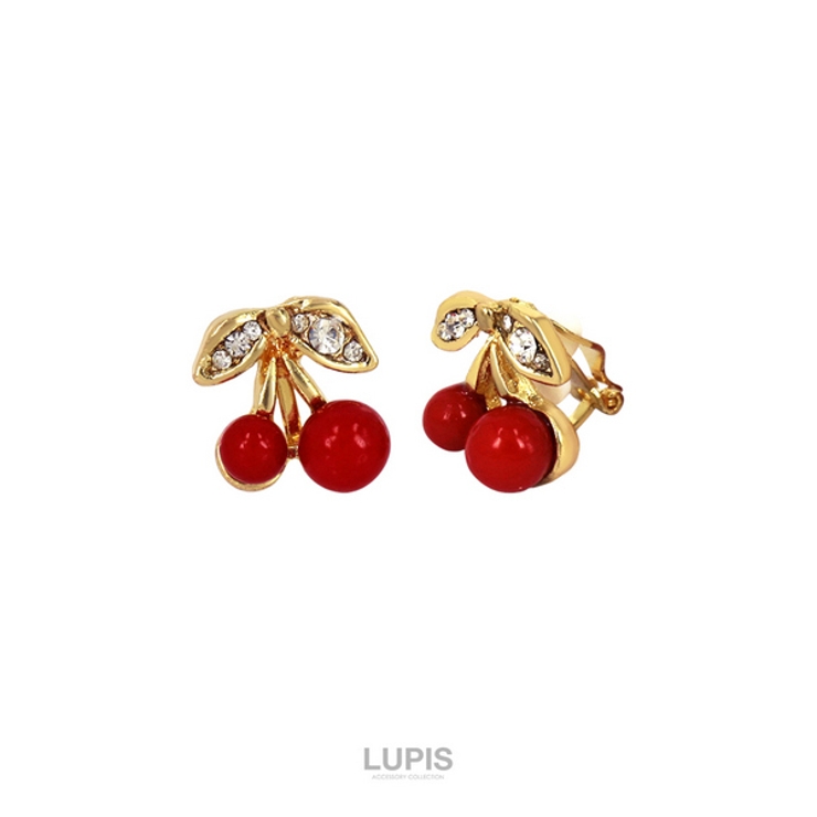 キュートチェリーイヤリング 【アクセサリー アクセ | LUPIS | 詳細画像3 