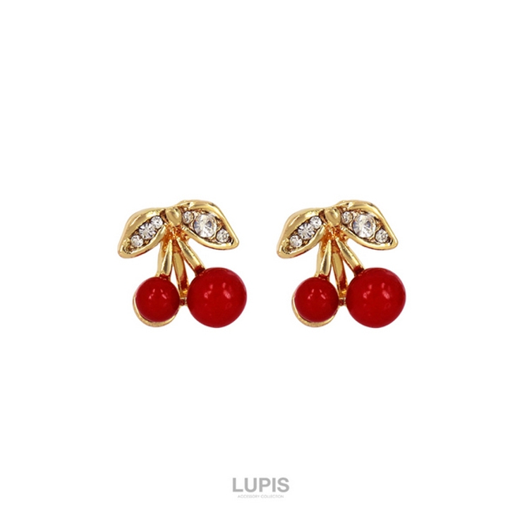 キュートチェリーイヤリング 【アクセサリー アクセ | LUPIS | 詳細画像4 