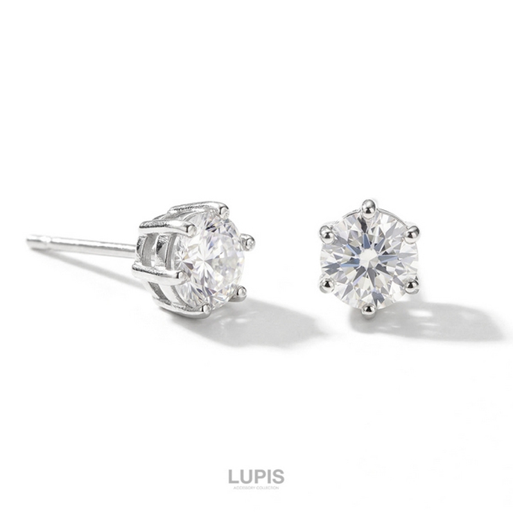 キュービックジルコニアラウンドピアス 【アクセサリー アクセ | LUPIS | 詳細画像2 