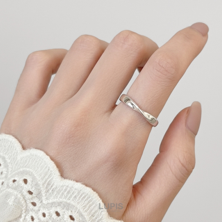 ツイストラインシルバーリング 【指輪 アクセサリー | LUPIS | 詳細画像2 