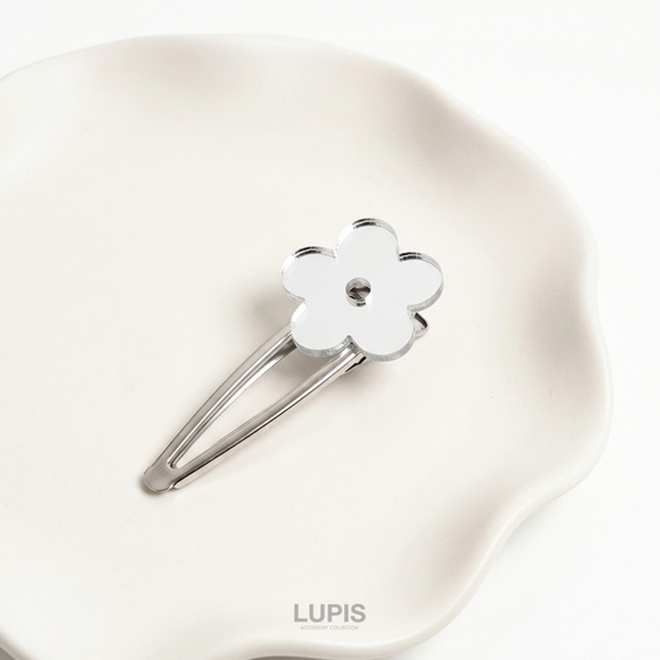 ミラーフラワーヘアクリップ 【プチプラ ヘアクリップ | LUPIS | 詳細画像4 