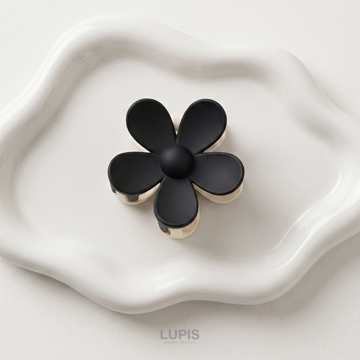 バイカラーフラワーバンスクリップ【大ぶり ヘアアクセサリー】 | LUPIS | 詳細画像6 