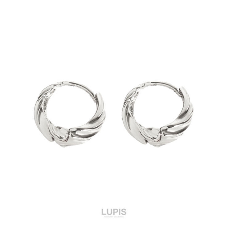 ツイストメタルプチフープピアス【小ぶり】 | LUPIS | 詳細画像6 