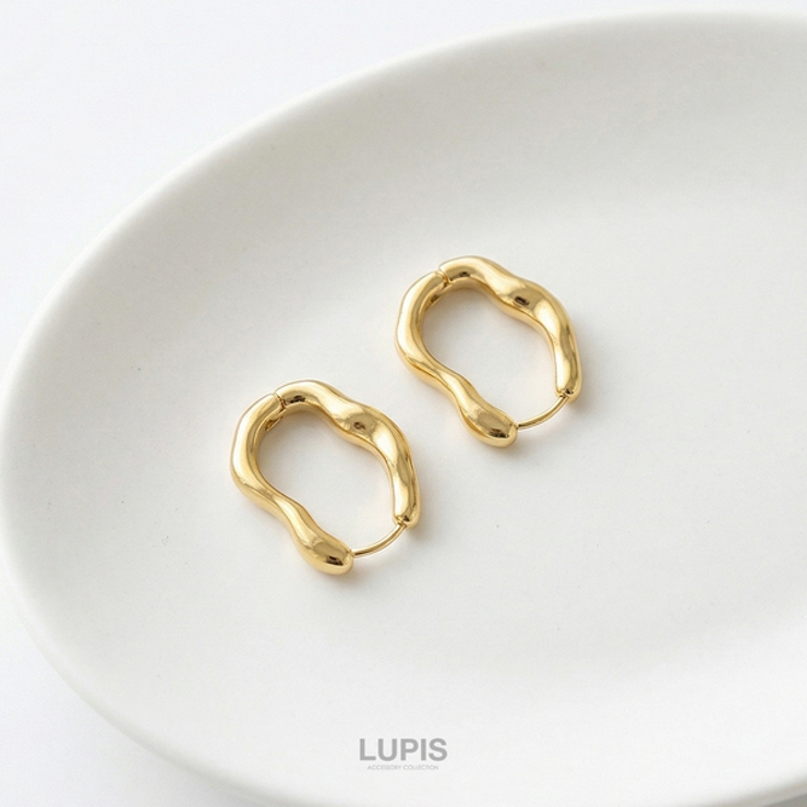 ニュアンスメタルフープピアス | LUPIS | 詳細画像6 