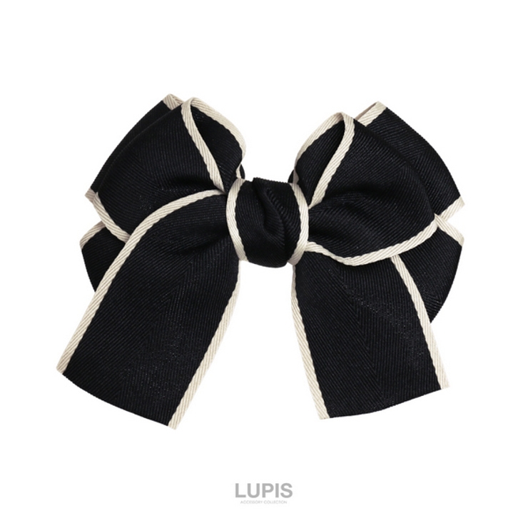 バイカラーリボンヘアクリップ | LUPIS | 詳細画像3 