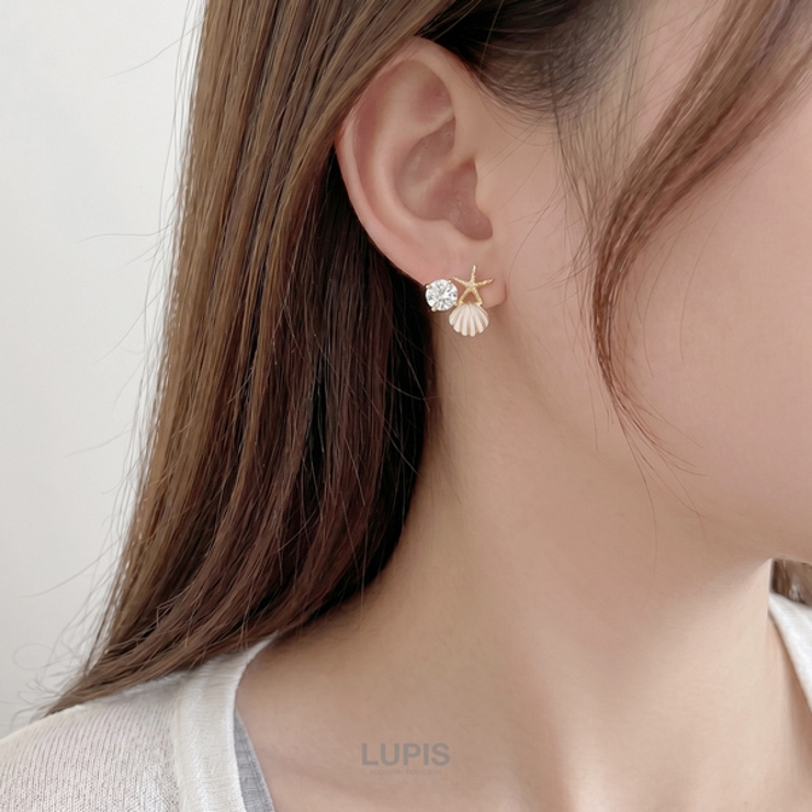 シェル×スターフィッシュピアス | LUPIS | 詳細画像2 