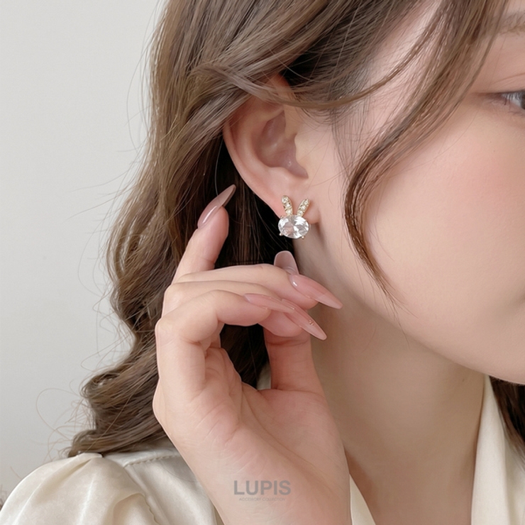 【S925ポスト】うさぎピアス | LUPIS | 詳細画像2 