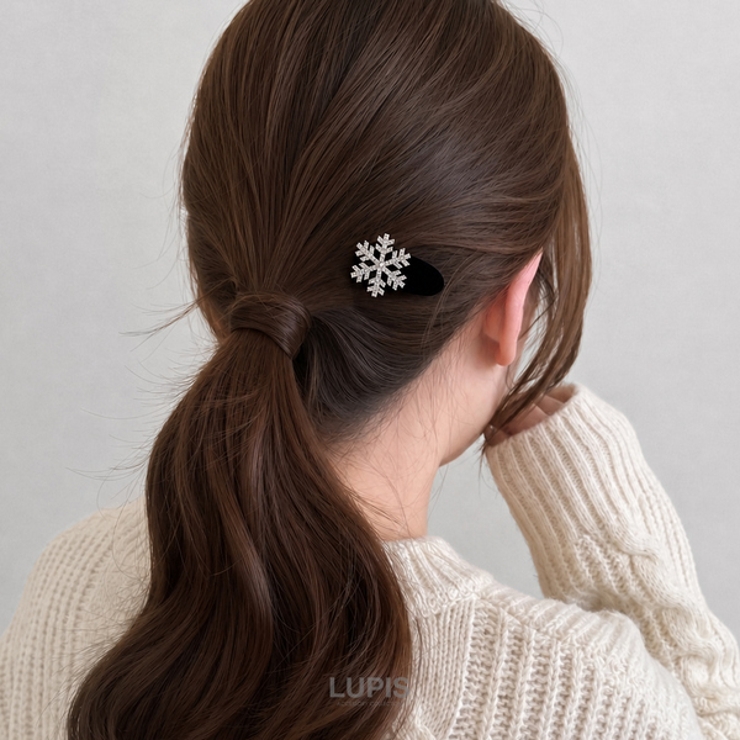 スノーフレークミニヘアクリップ | LUPIS | 詳細画像2 