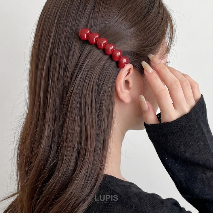 6連ハートヘアクリップ | LUPIS | 詳細画像2 