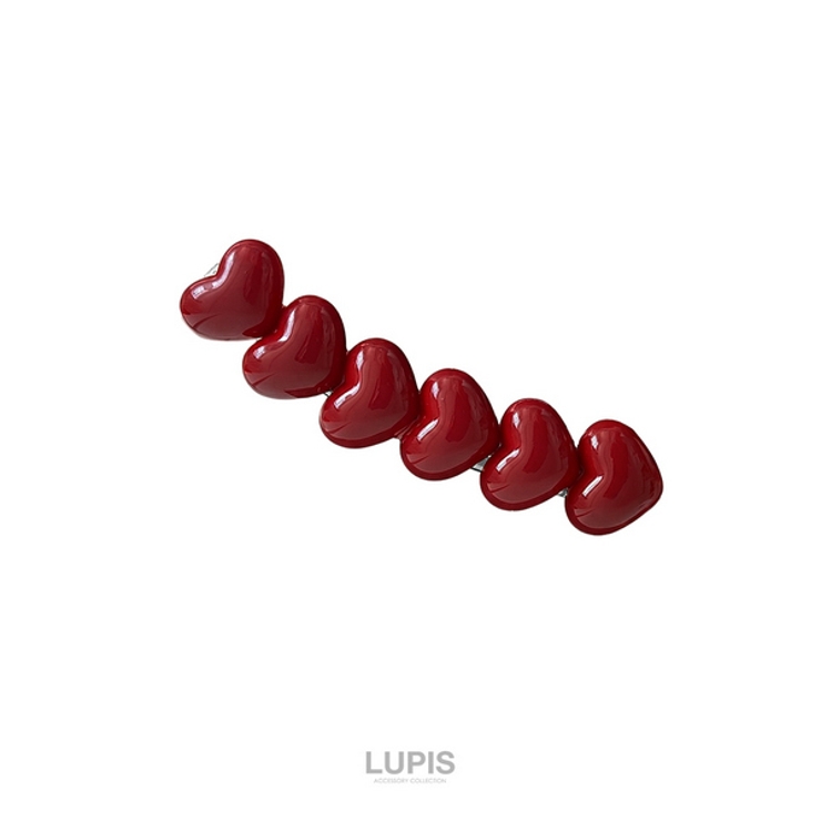 6連ハートヘアクリップ | LUPIS | 詳細画像3 