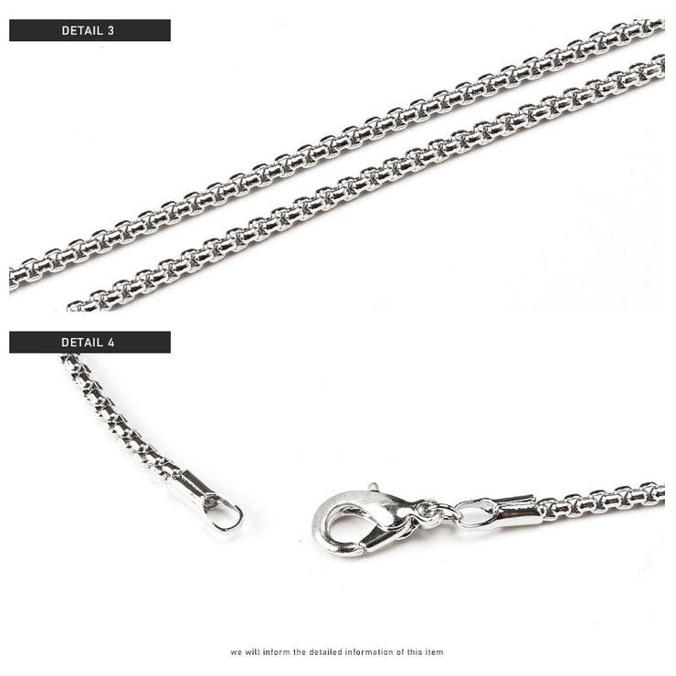 ネックレスメンズアクセサリーモチーフプレート【ダブルモチーフネックレス】アクセチェーン首飾りジュエリーユニセックスシルバーガンメタリックル上品大人キレイめギフトプレゼント