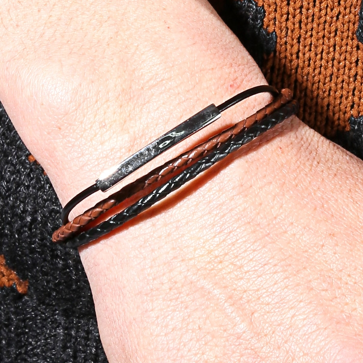 ブラウン | ブレスレット メンズ メンズブレスレット | LUXSTYLE