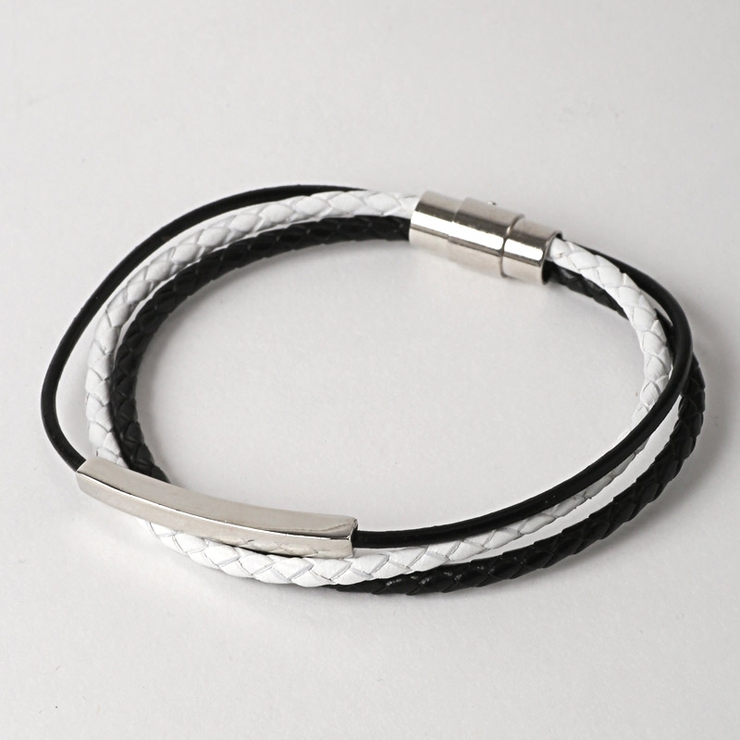 ホワイト | ブレスレット メンズ メンズブレスレット | LUXSTYLE