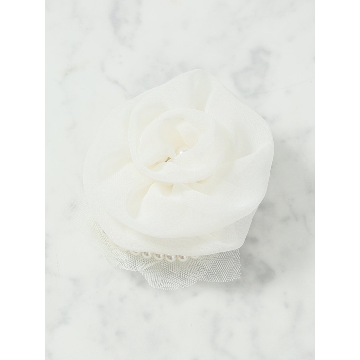 シフォンパールローズ コサージュ | TAKA-Q WOMEN | 詳細画像1 