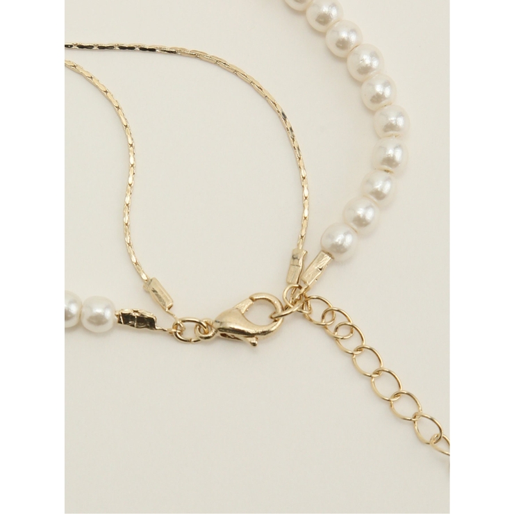 パールレイヤード ネックレス | TAKA-Q WOMEN | 詳細画像3 