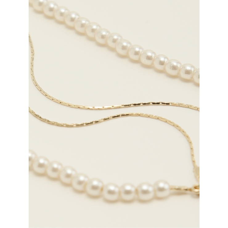 パールレイヤード ネックレス | TAKA-Q WOMEN | 詳細画像5 
