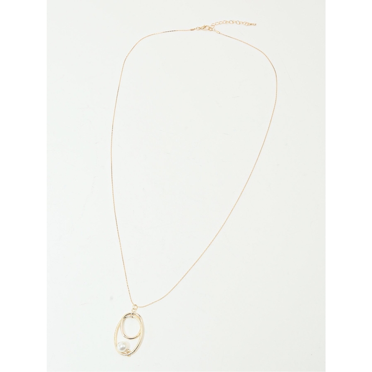 パール付リングトップ ロングネックレス | TAKA-Q WOMEN | 詳細画像1 