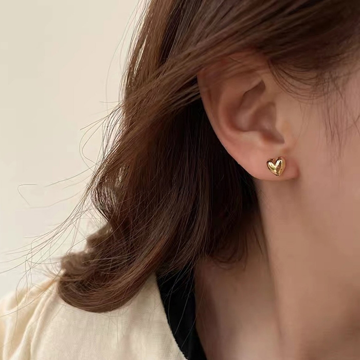 スタイリングの主役級かわいいハートピアス ファッション雑貨 両耳 | maison de LATIR | 詳細画像4 