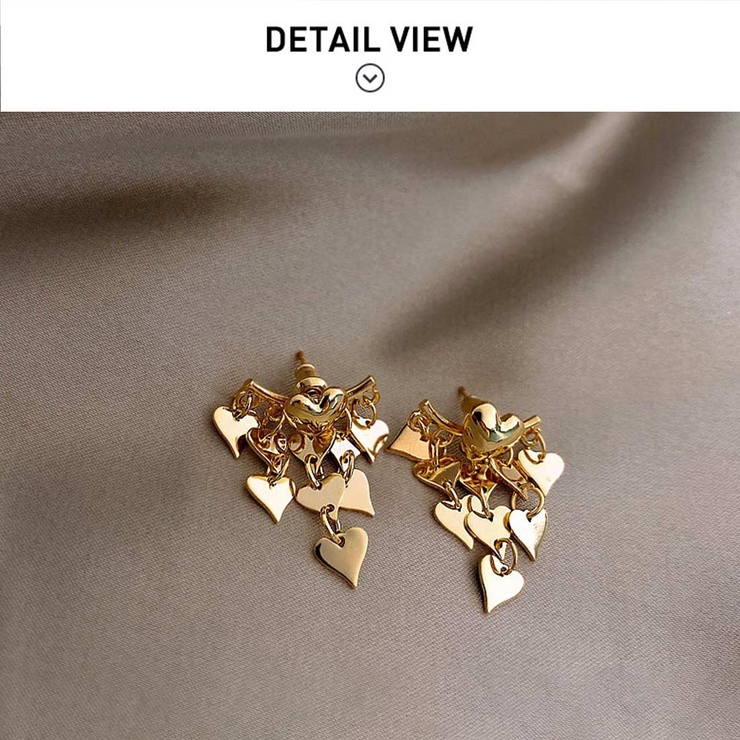 スタイリングの主役級かわいいハートピアス ファッション雑貨 両耳 | maison de LATIR | 詳細画像5 