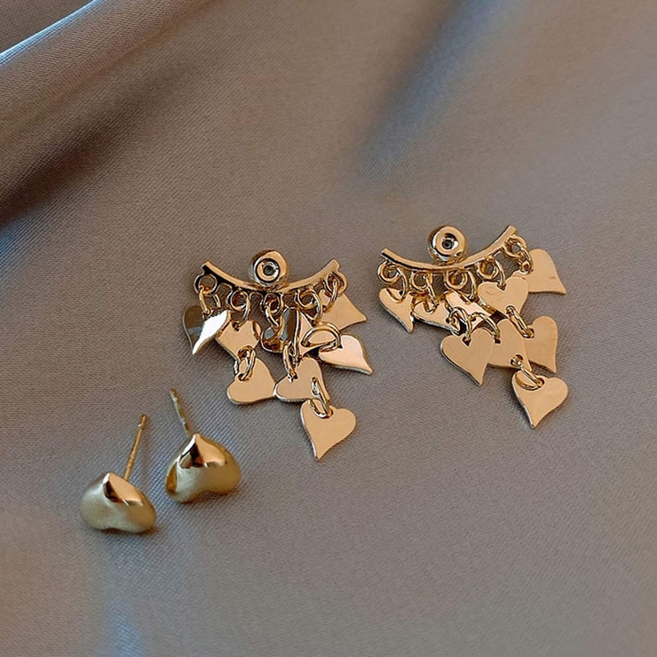 スタイリングの主役級かわいいハートピアス ファッション雑貨 両耳 | maison de LATIR | 詳細画像6 