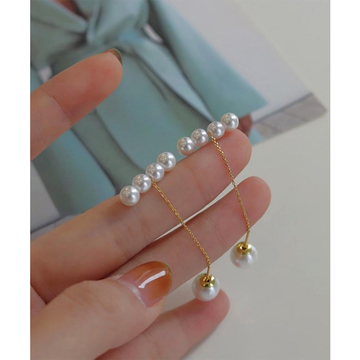MEJURI パールピアス 華やか フェミニン エレガント きれいめ MEJURI パールピアス 華やか フェミニン エレガント きれいめ