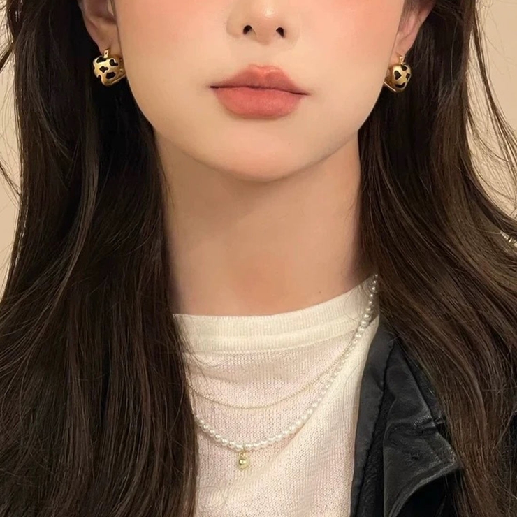 立体ボリュームが可愛いレトロハート柄ピアス ピアス ハートピアス | maison de LATIR | 詳細画像4 