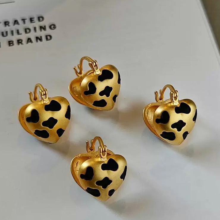 立体ボリュームが可愛いレトロハート柄ピアス ピアス ハートピアス | maison de LATIR | 詳細画像9 