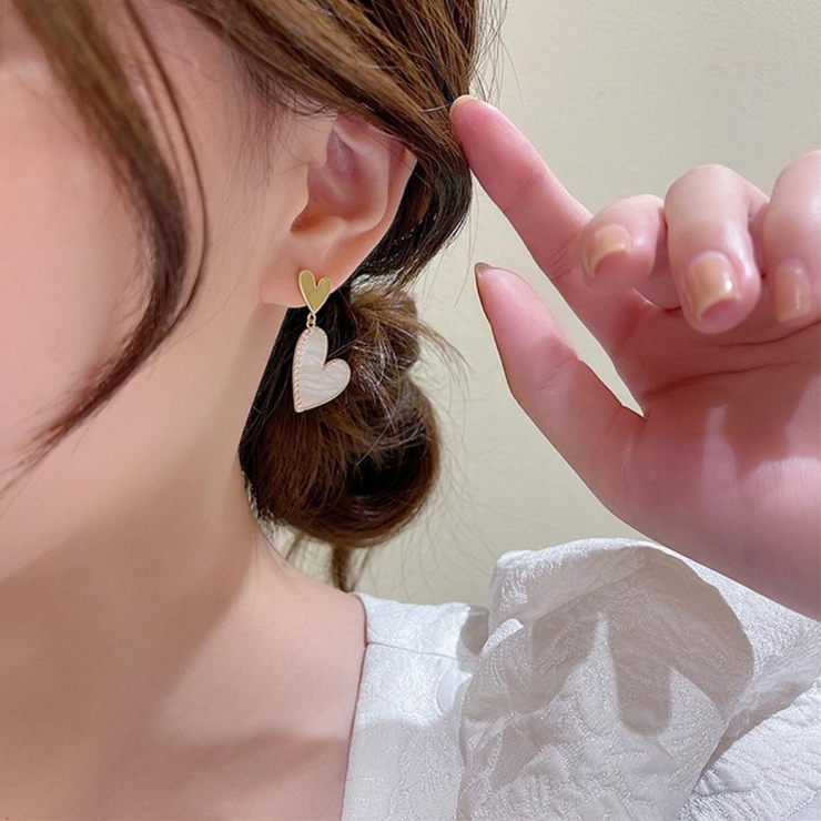 気分で選べるハートモチーフ2デザインピアス 耳元 2デザインセット | maison de LATIR | 詳細画像3 