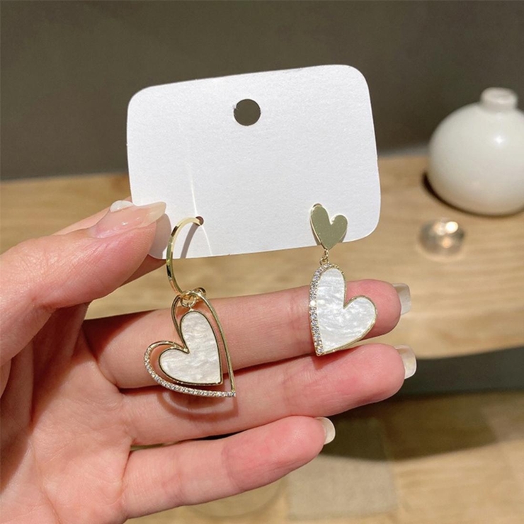 気分で選べるハートモチーフ2デザインピアス 耳元 2デザインセット | maison de LATIR | 詳細画像6 