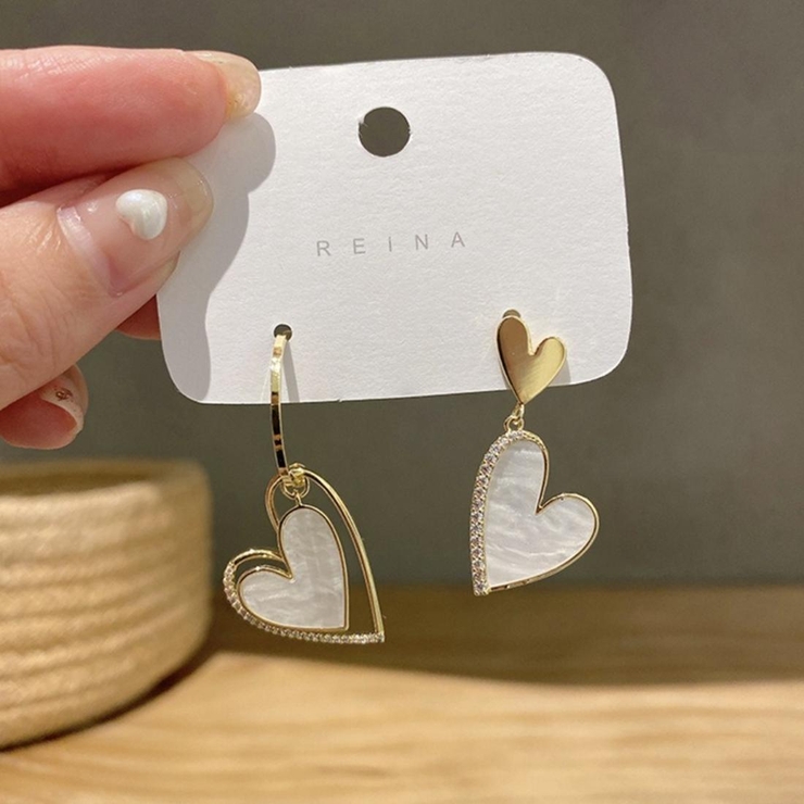 気分で選べるハートモチーフ2デザインピアス 耳元 2デザインセット | maison de LATIR | 詳細画像7 