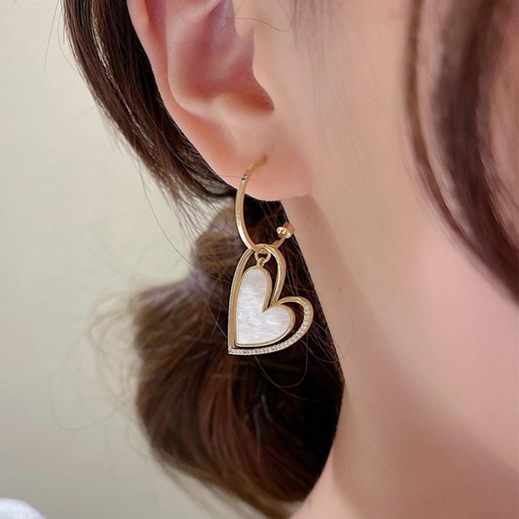 気分で選べるハートモチーフ2デザインピアス 耳元 2デザインセット | maison de LATIR | 詳細画像1 