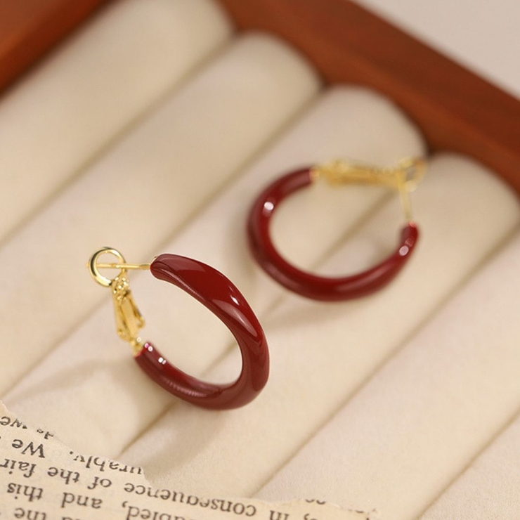 上品に引き立ててくれるフープピアス アクセサリー 両耳 | maison de LATIR | 詳細画像5 