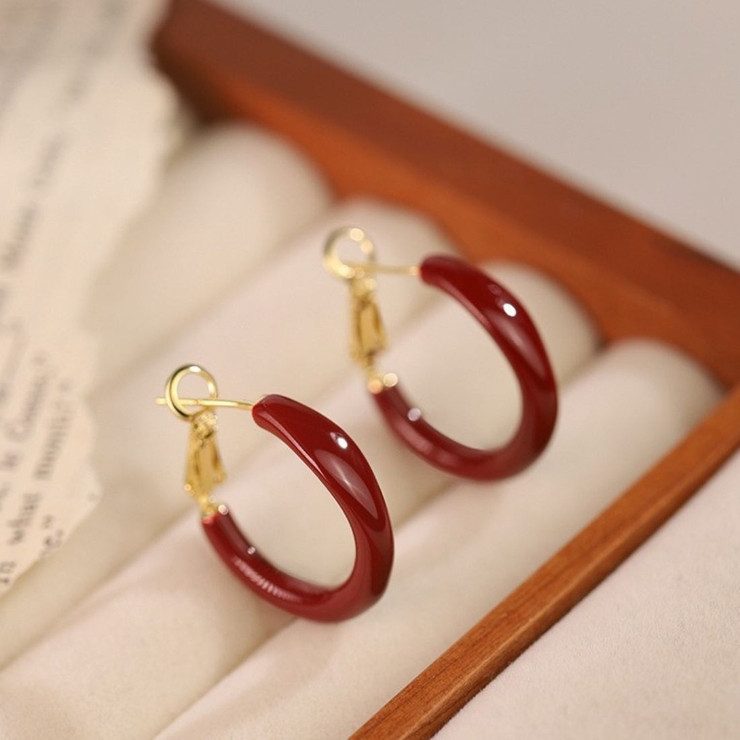 上品に引き立ててくれるフープピアス アクセサリー 両耳 | maison de LATIR | 詳細画像6 