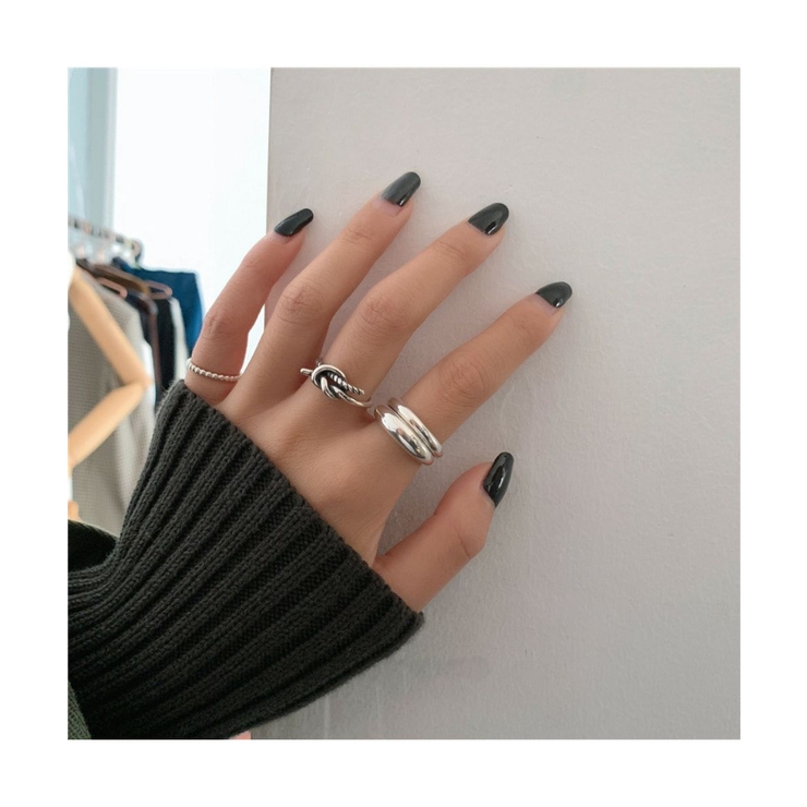 WERKSTATT: MÜNCHEN シルバー重ねリング WERKSTATT:MÜNCHEN シルバーリング 4個セット サイズ L WERKSTATT