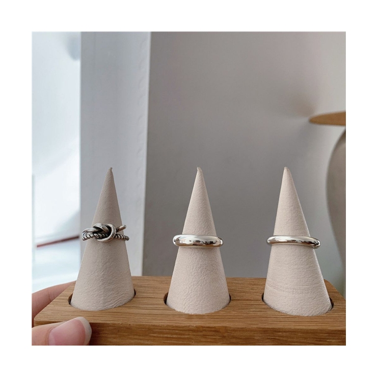 「重ねるだけで雰囲気アップ。指先を飾るシルバーリング3点セット」デザインリング3… | maison de LATIR | 詳細画像6 